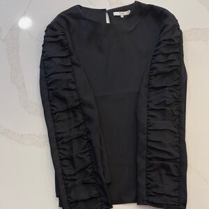 Tibi Midnight Black Blouse